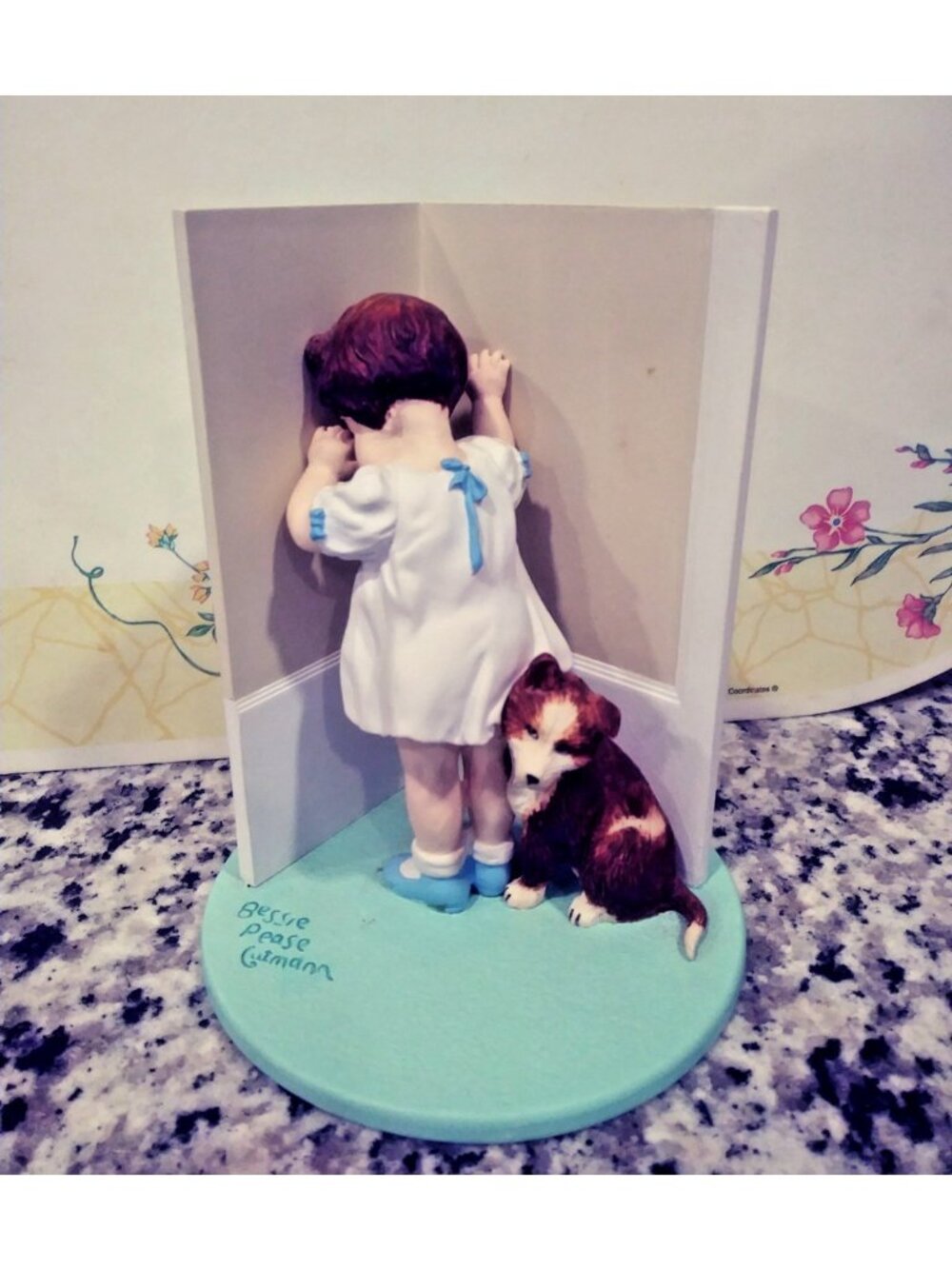 Bessie Pease Gutmann Disgrace corner Danbury Mint figurine VTG Collectible 1992